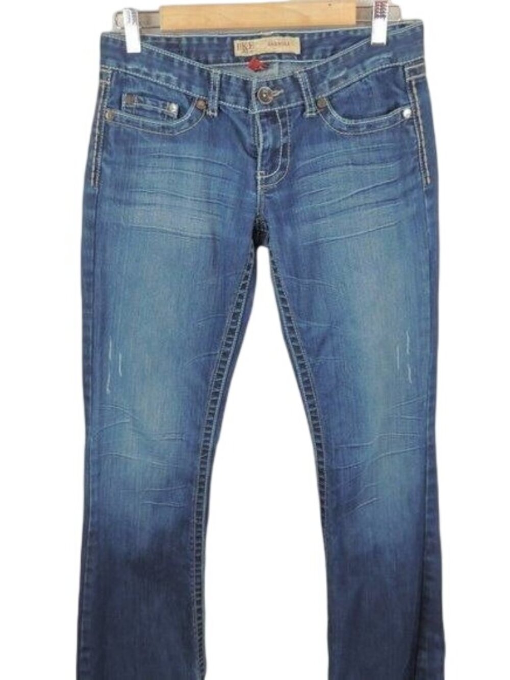 BKE Women's Sabrina Medium Wash Mid Rise Boot Cut Size 27